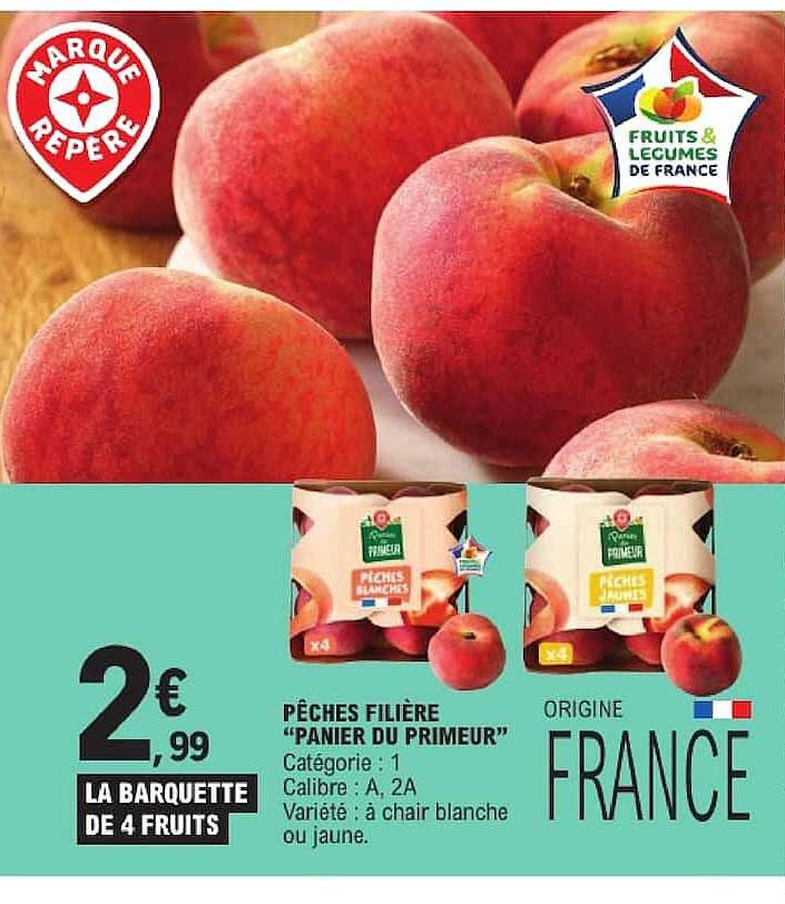 PÊCHES FILIÈRE "PANIER DU PRIMEUR