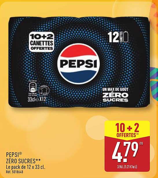 PEPSI ZÉRO SUCRES