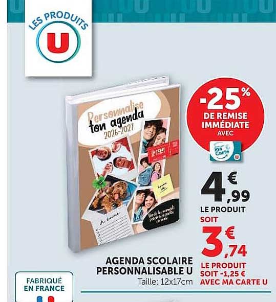 Personnalise ton agenda
