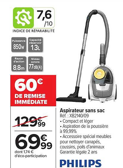 Philips Aspirateur sans sac