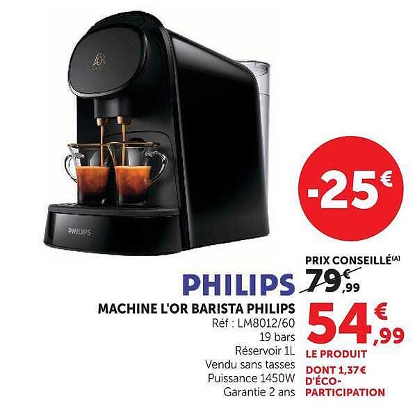 PHILIPS MACHINE L'OR BARISTA PHILIPS