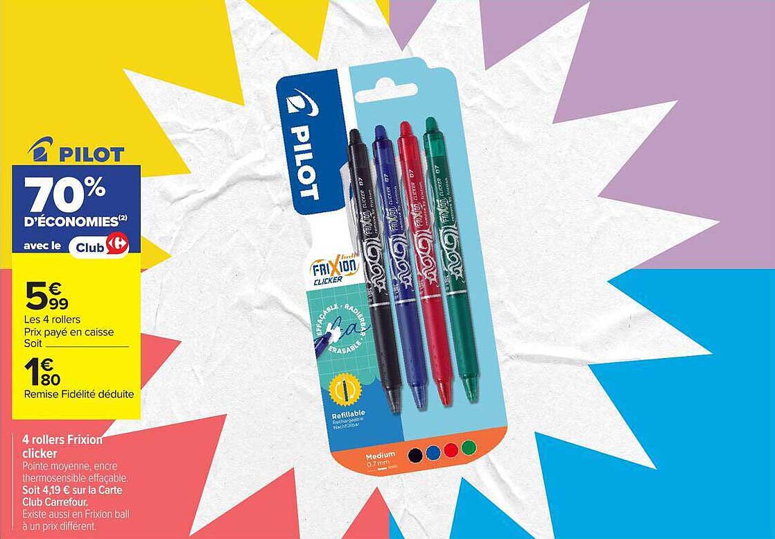 Pilot FriXion clicker