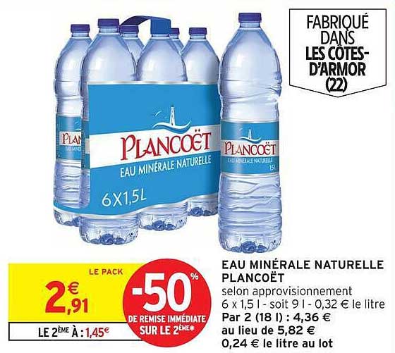 Plancoët Eau minérale naturelle