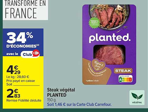 planted. STEAK