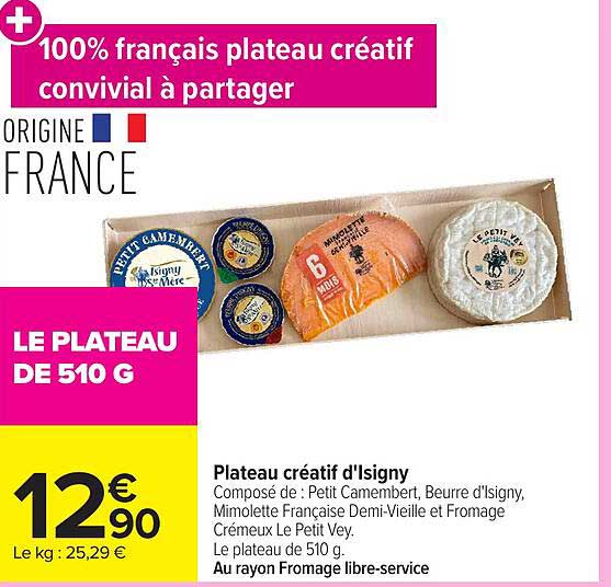 Plateau créatif d'Isigny
