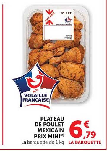 Plateau de poulet mexicain