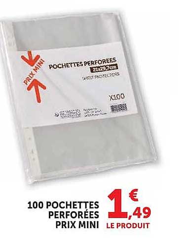 POCHETTES PERFOREES MINI