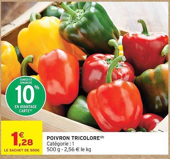POIVRON TRICOLORE