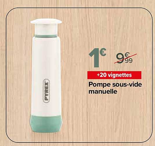 Pompe sous-vide manuelle