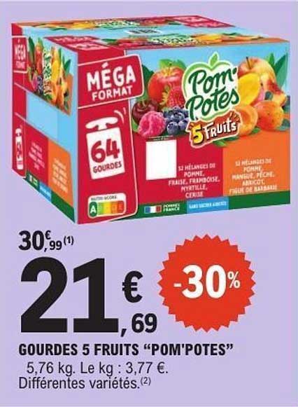 Pom'Potes 5 Fruits
