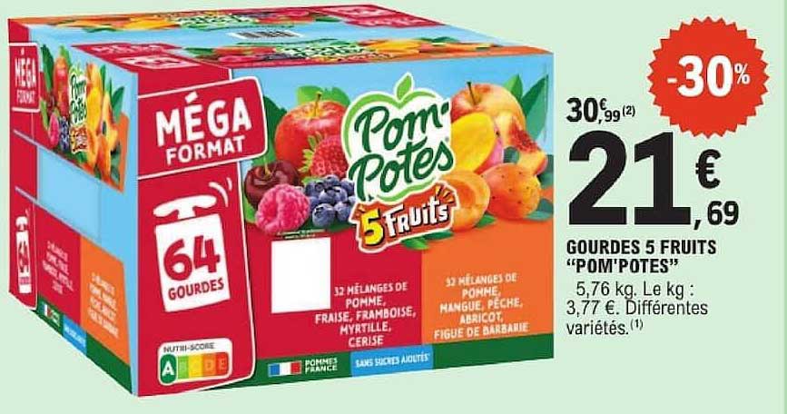 POM’POTES 5 Fruits