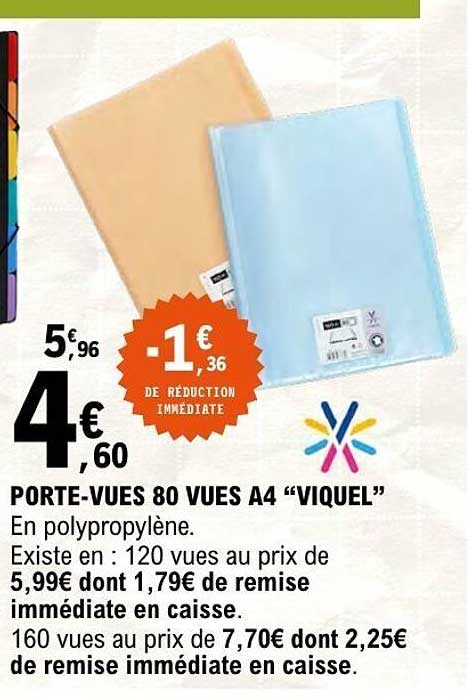 PORTE-VUES 80 VUES A4 “VIQUEL”