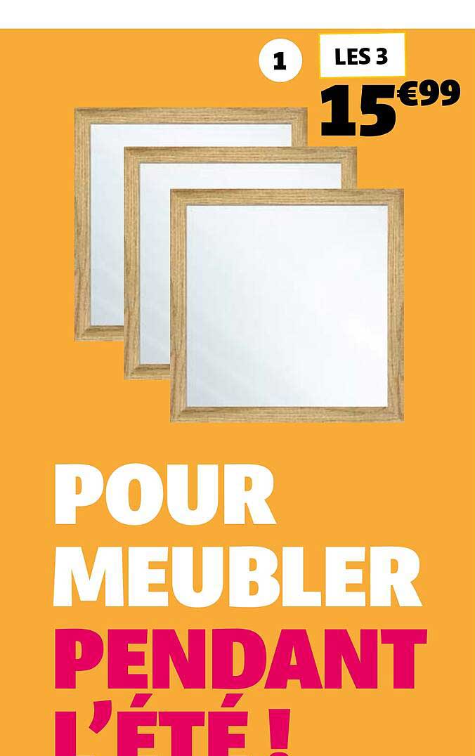 POUR MEUBLER PENDANT L'ÉTÉ !