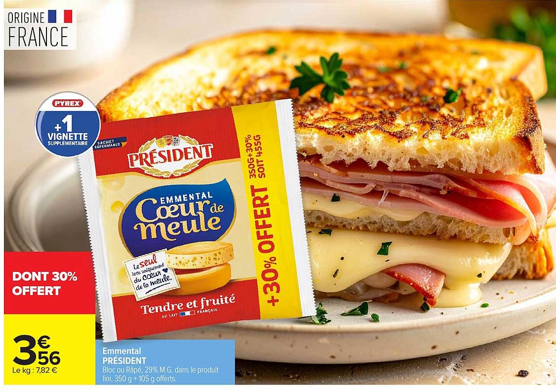 PRÉSIDENT Emmental Cœur de meule