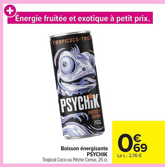 PSYCHIK Boisson énergisante