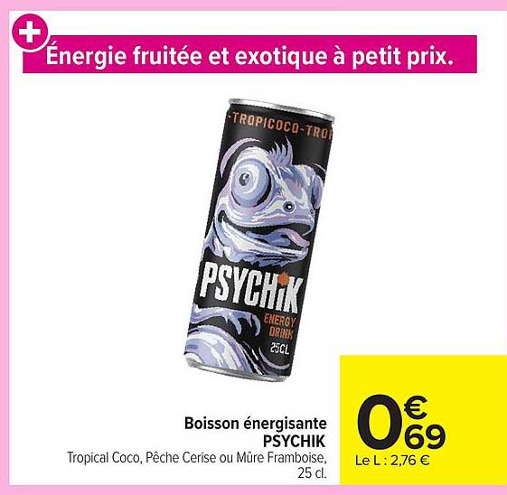 PSYCHIK Boisson énergisante