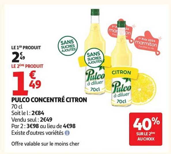 Pulco Concentré Citron