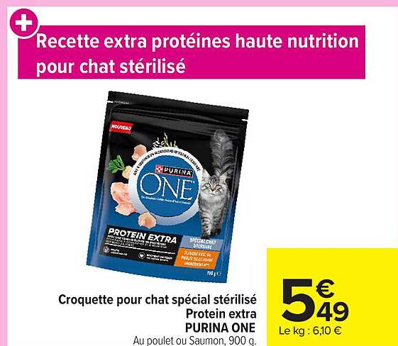 PURINA ONE Protein extra