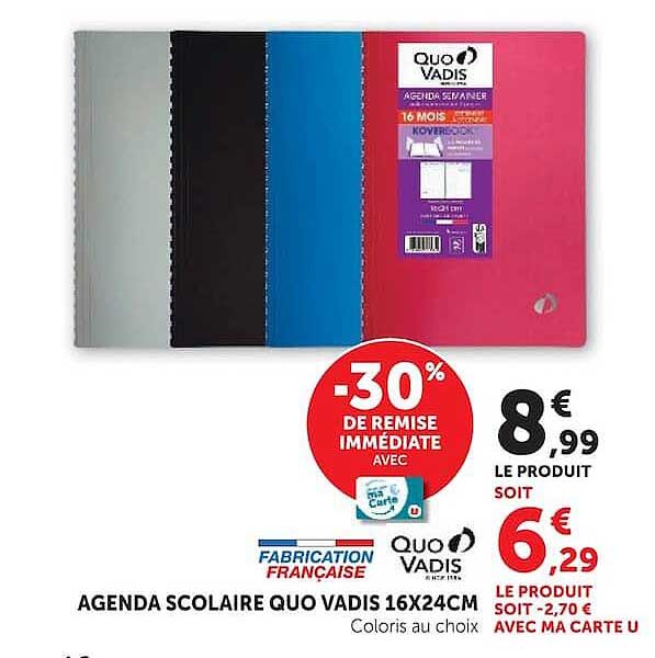 Quo Vadis Agenda Scolaire