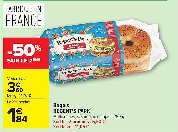 REGENT'S PARK Bagels