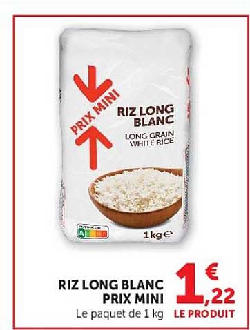 RIZ LONG BLANC PRIX MINI