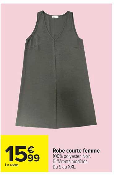 Robe courte femme