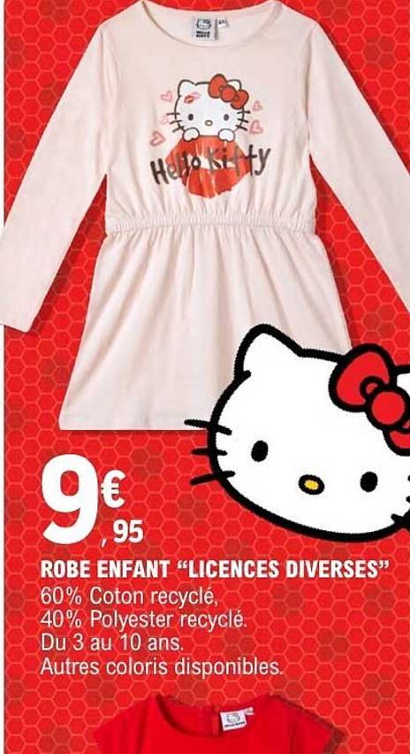 ROBE ENFANT "LICENCES DIVERSES