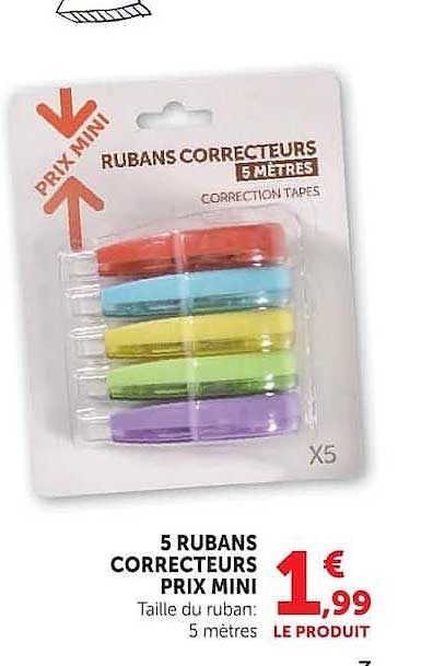 Rubans correcteurs 5 mètres
