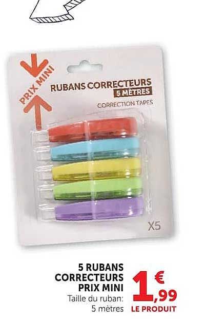 RUBANS CORRECTEURS