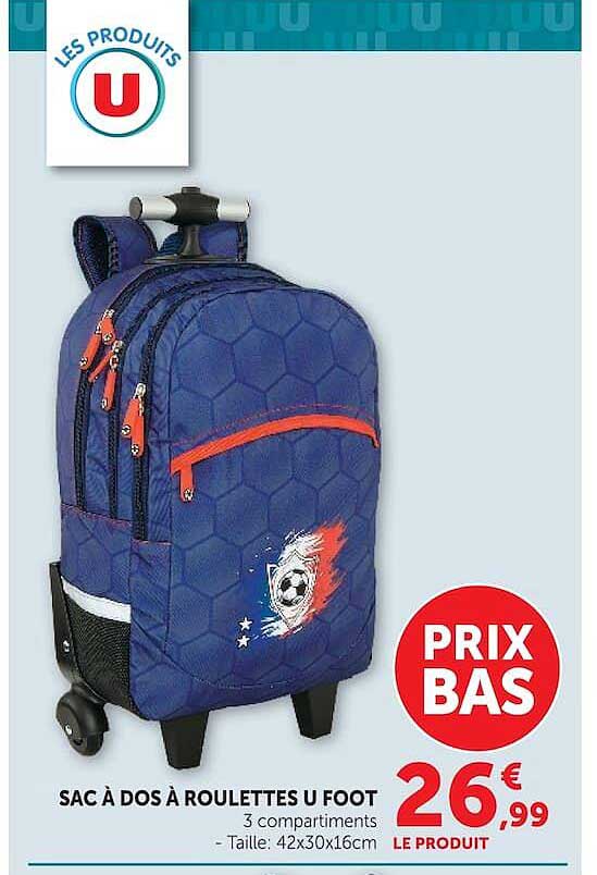 SAC À DOS À ROULETTES U FOOT