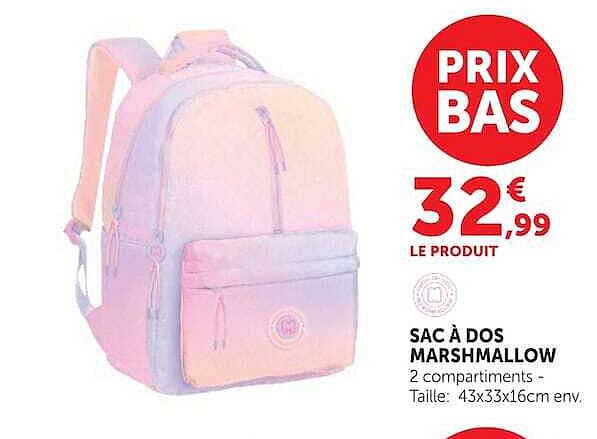 SAC À DOS MARSHMALLOW