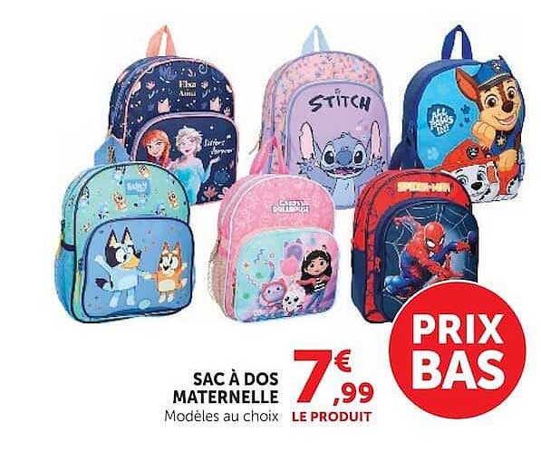 SAC À DOS MATERNELLE