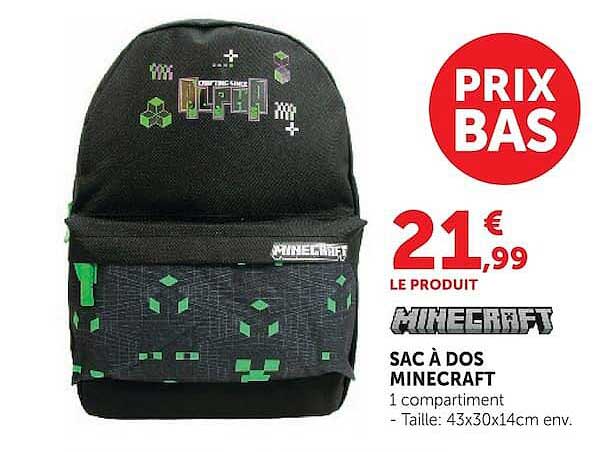 Sac à dos Minecraft