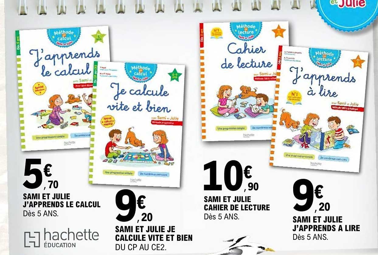 SAMI ET JULIE J’APPRENDS LE CALCUL
