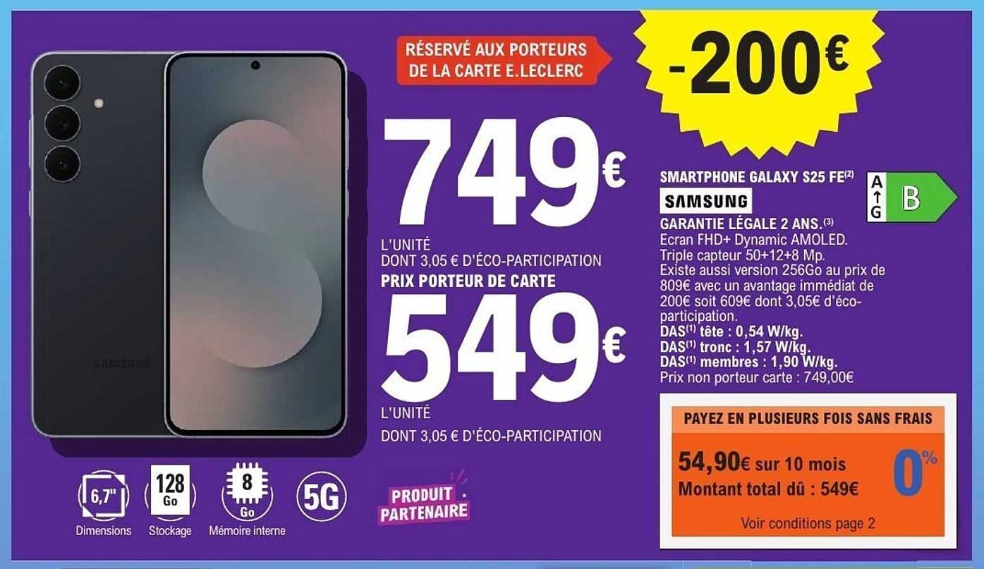 SAMSUNG GALAXY S25 FE