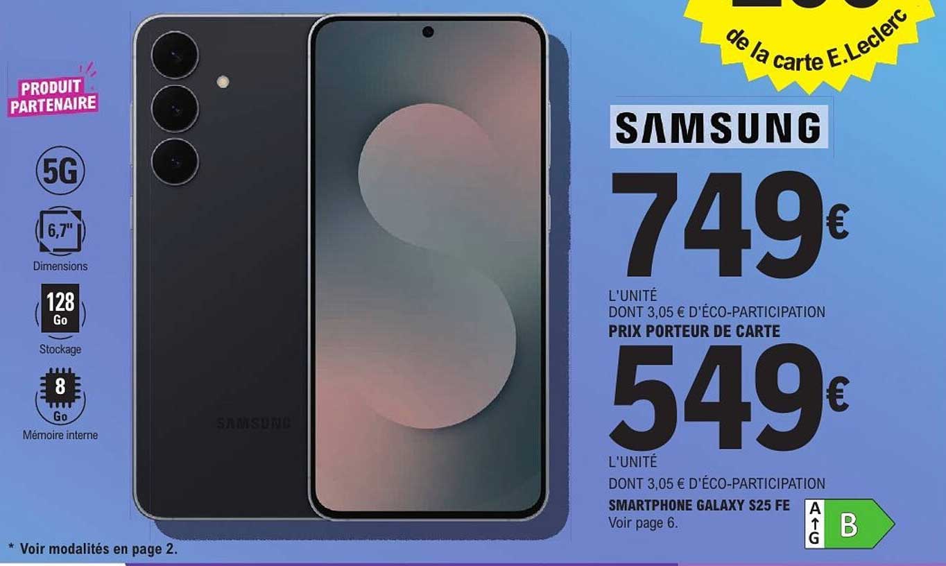 SAMSUNG SMARTPHONE GALAXY S25 FE