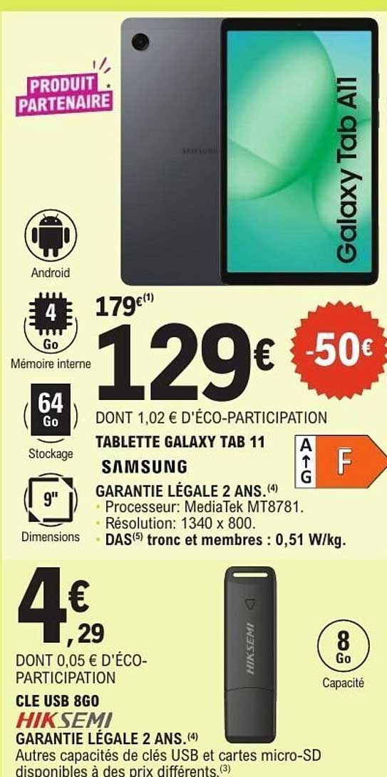 Samsung Tablette Galaxy Tab 11