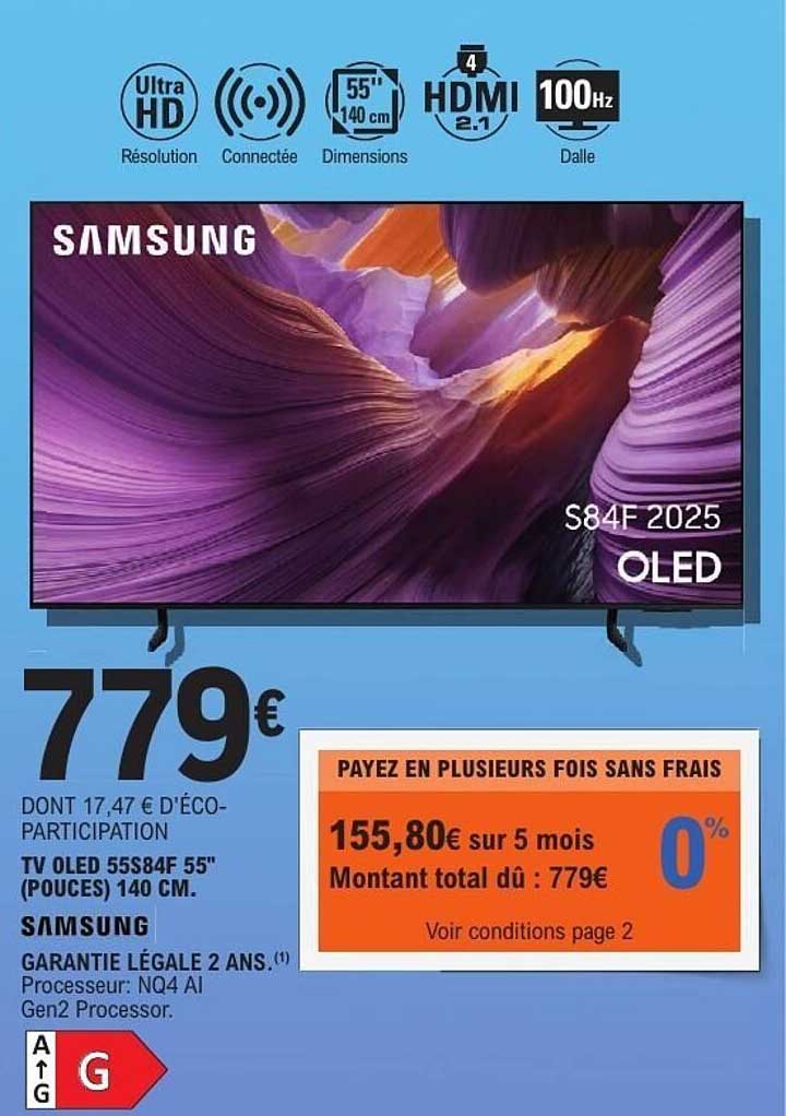 Samsung TV OLED 55S84F 55