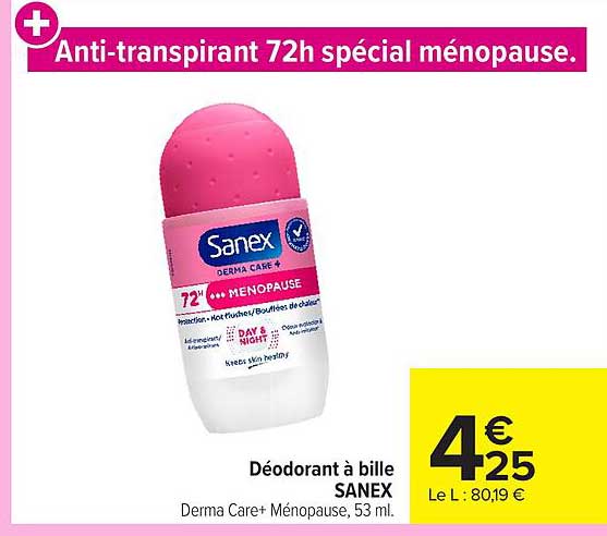Sanex Derma Care+ Ménopause