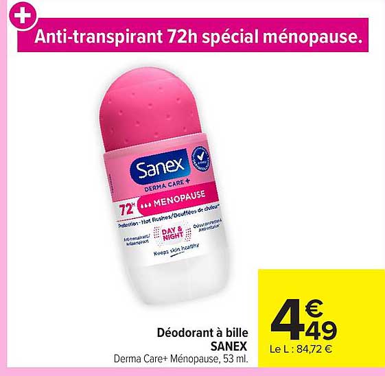 Sanex Derma Care+ Ménopause