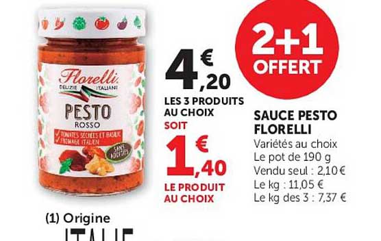 Sauce Pesto Florelli