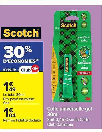 Scotch Colle universelle gel 30ml
