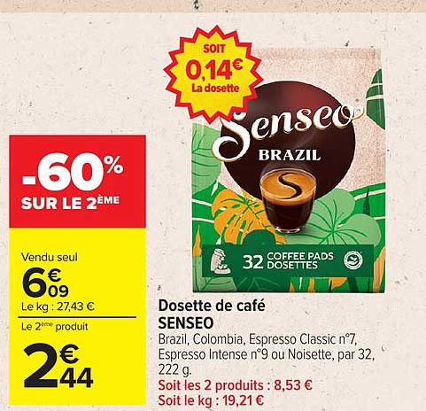 Senseo Dosette de café