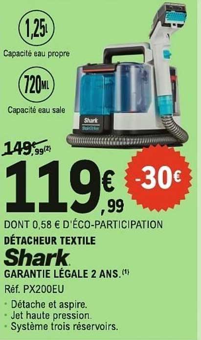 Shark DÉTACHEUR TEXTILE