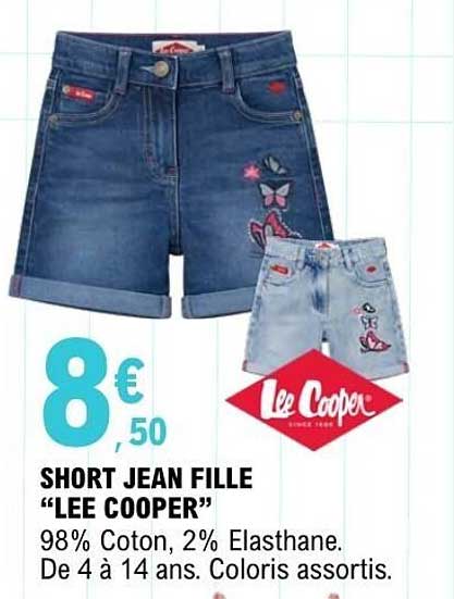 SHORT JEAN FILLE “LEE COOPER”