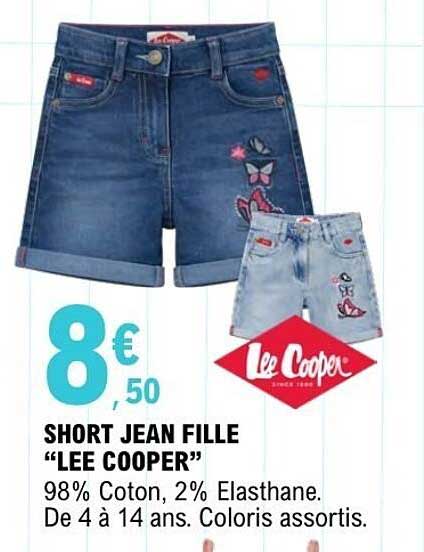 SHORT JEAN FILLE “LEE COOPER”