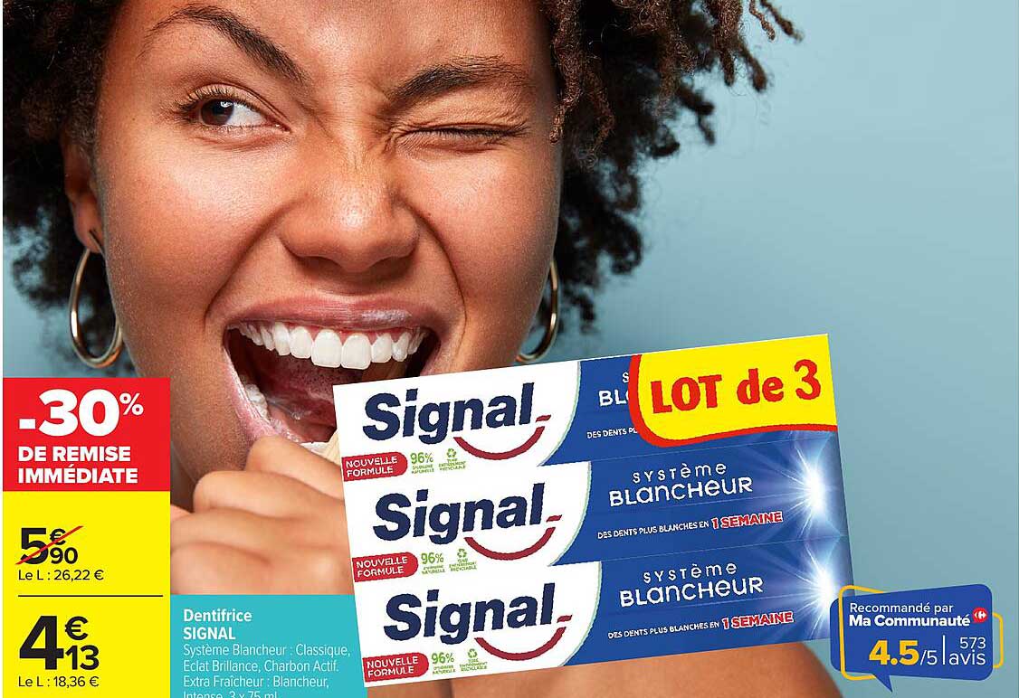 Signal Système Blancheur