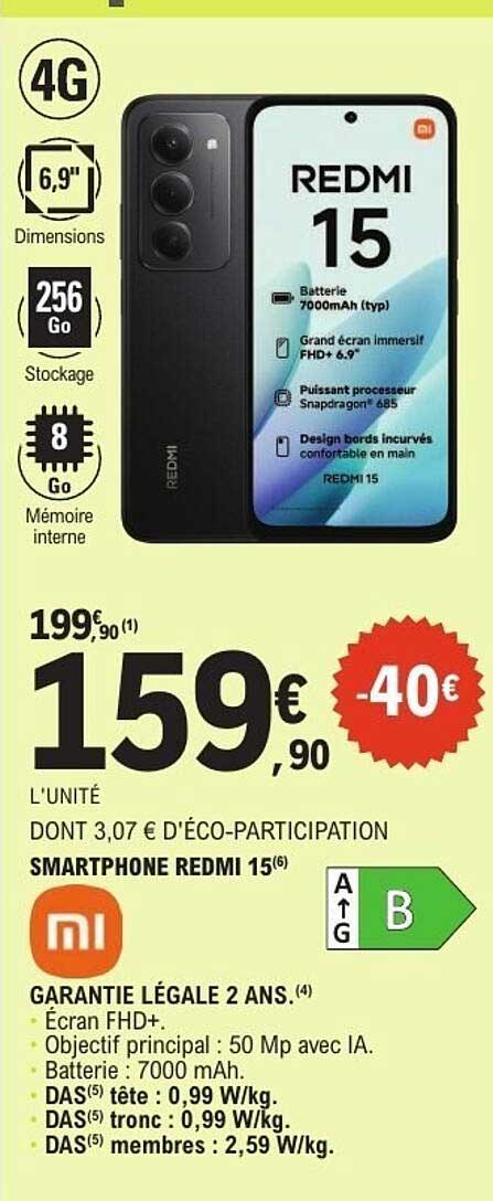 SMARTPHONE REDMI 15