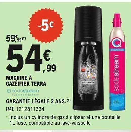 Sodastream Machine à gazéifier Terra