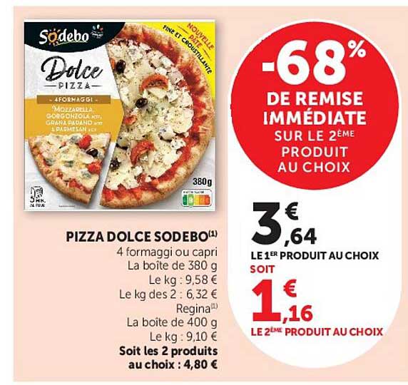 Sodebo Dolce Pizza